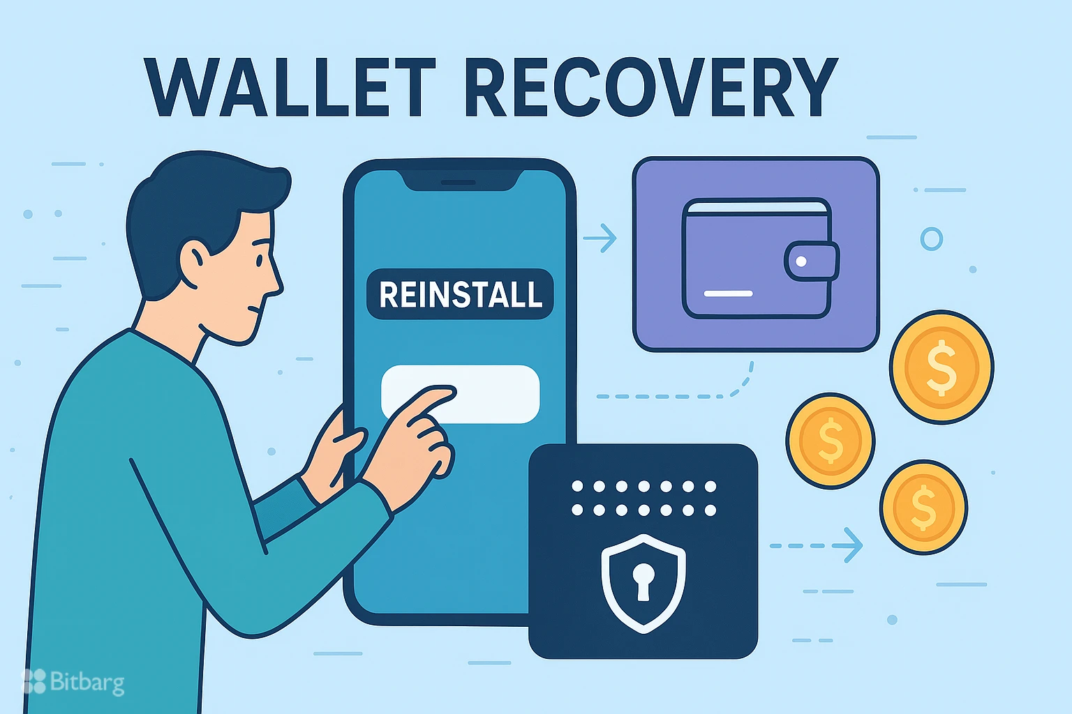 آیا پاک شدن اپلیکیشن یعنی از دست رفتن کیف پول؟