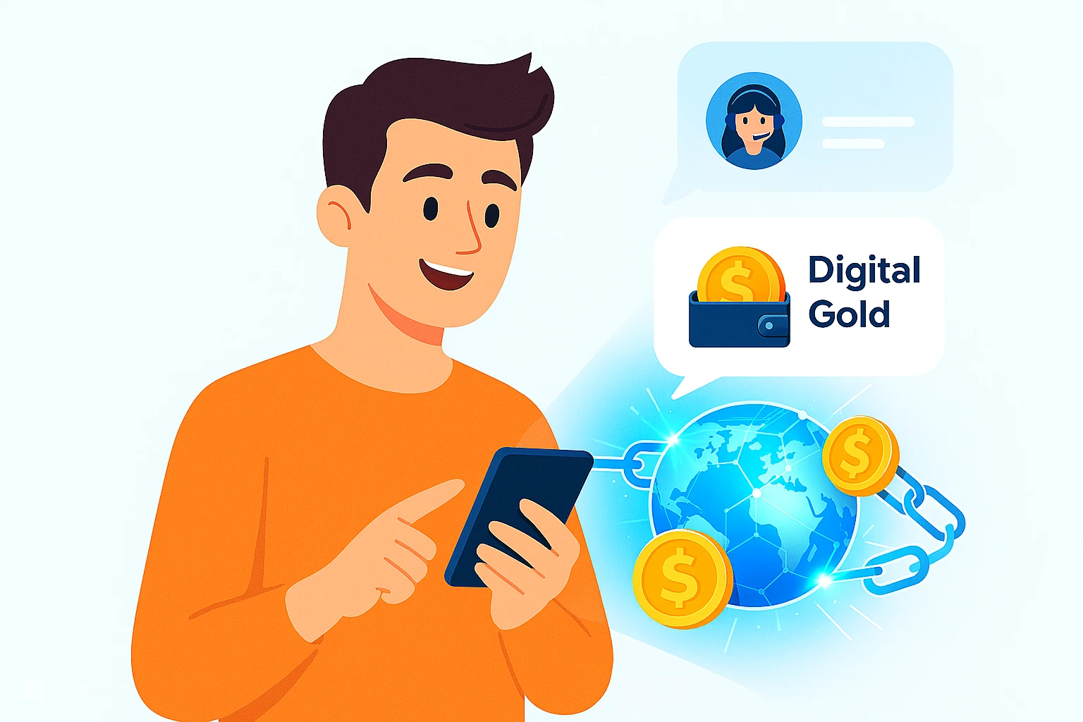 بهترین سایت خرید و نگهداری طلای دیجیتال