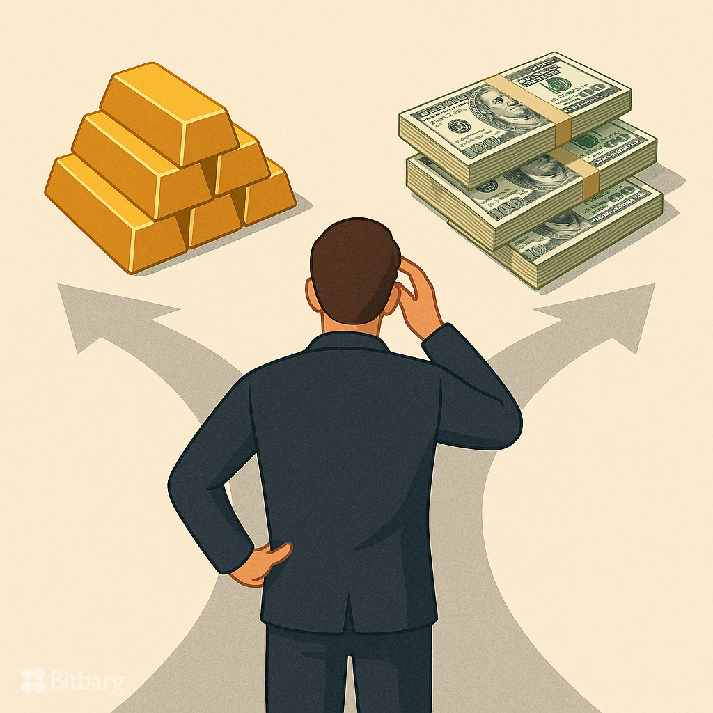 سرمایه گذاری در طلا بهتر است یا دلار