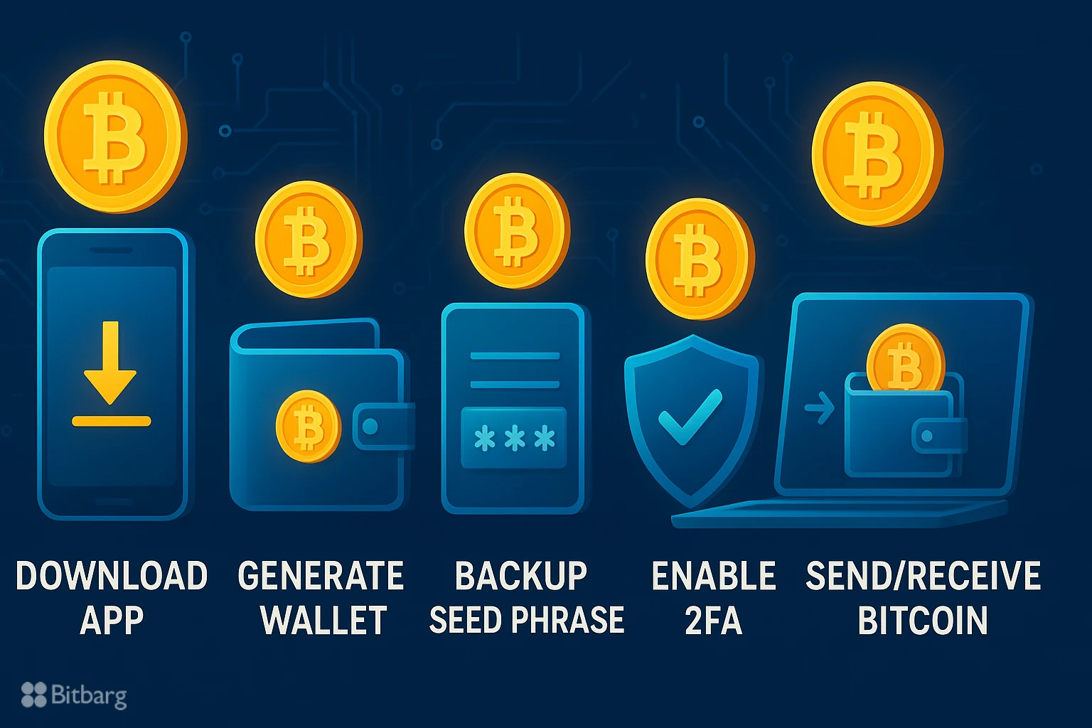 آموزش ساخت کیف پول بیتکوین (Bitcoin Wallet)