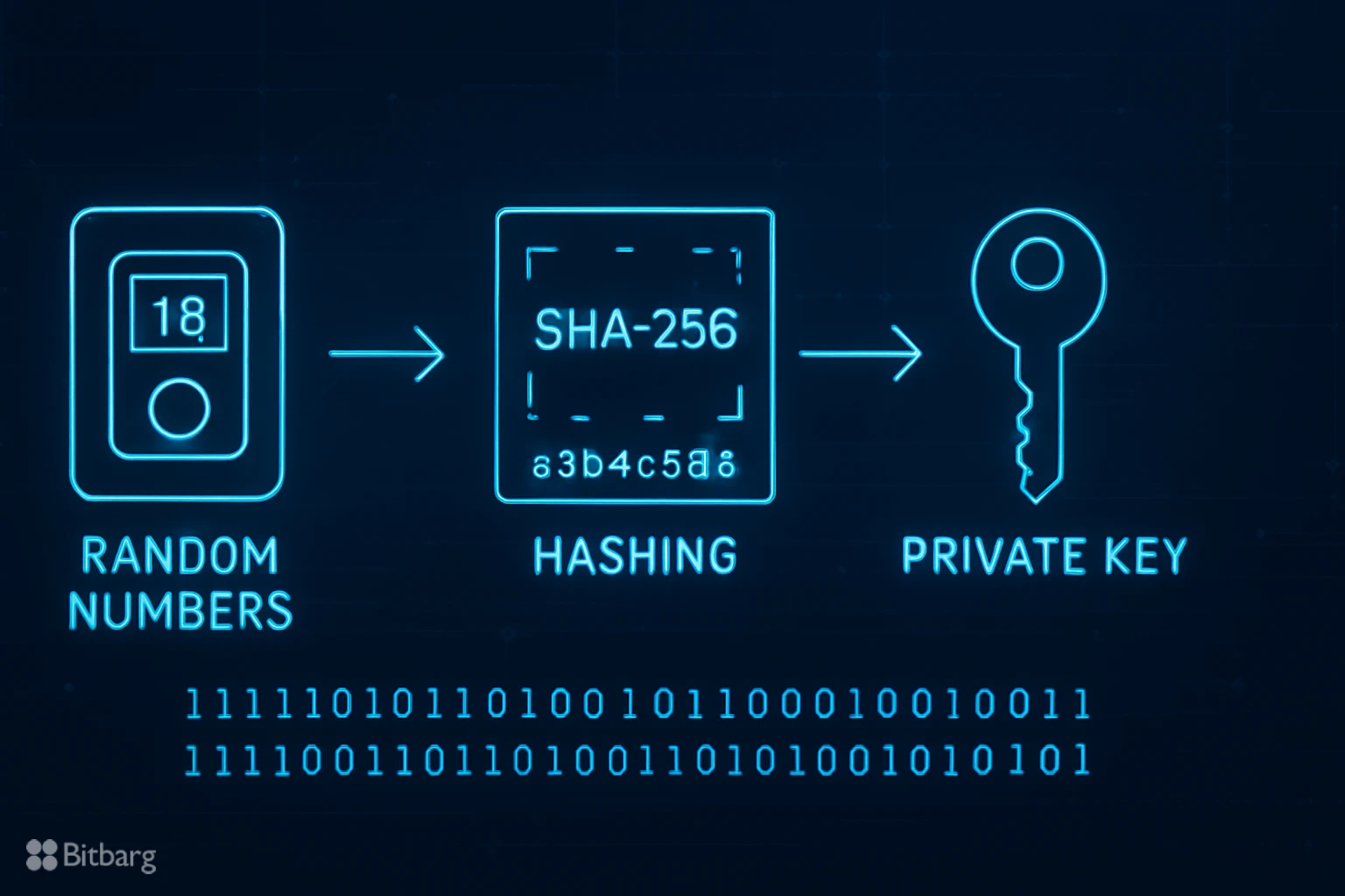 ساخت کلید عمومی و خصوصی