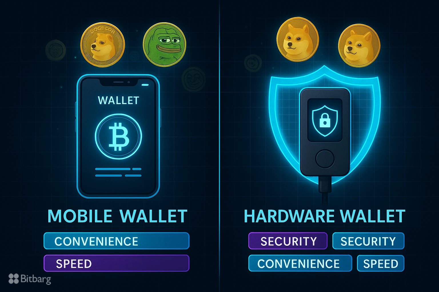 بهترین کیف پولها برای نگهداری دوج، شیبا و میمکوینها