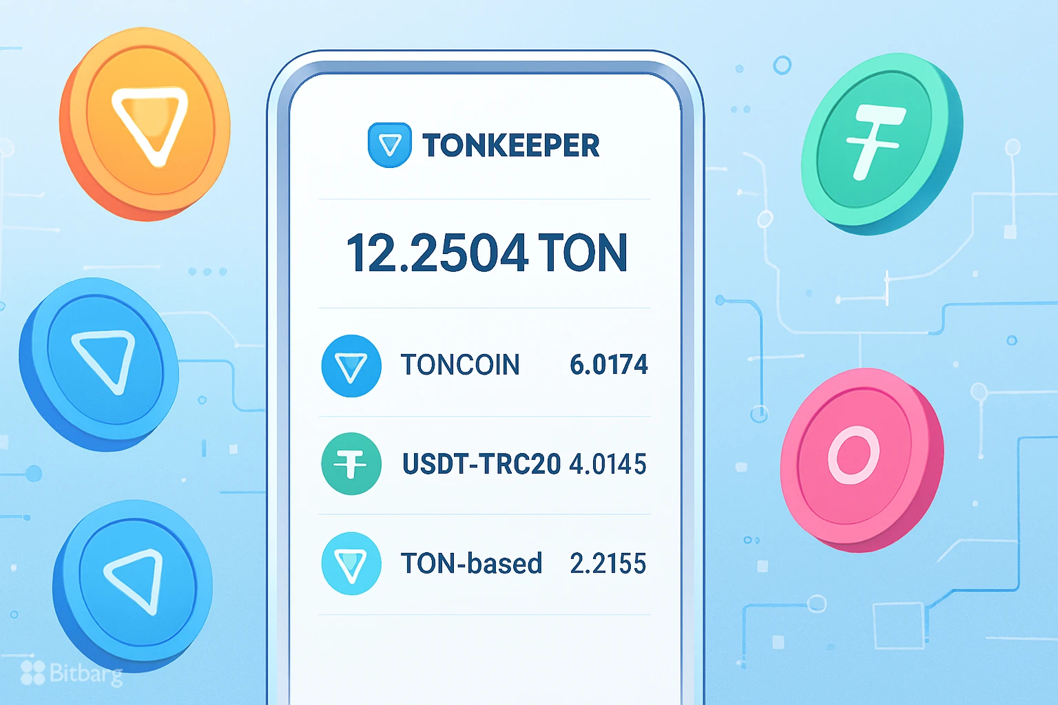 کیف پول تون کیپر از چه ارزهایی پشتیبانی میکند؟
